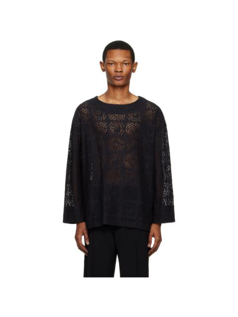 Sasquatchfabrix. Black Jah Lion Long Sleeve T-Shirt