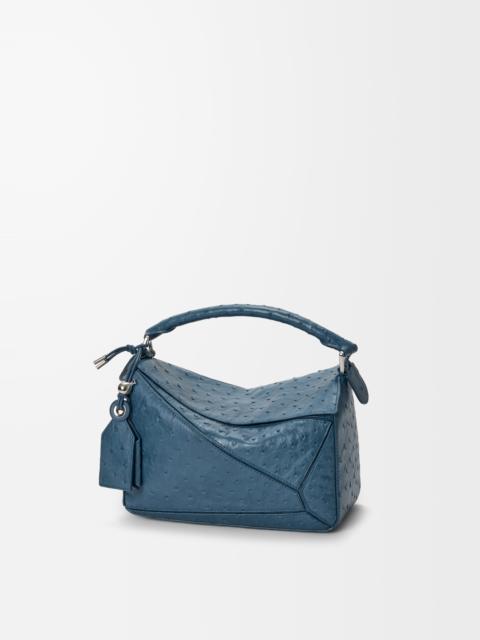 Loewe Small Featherlight Puzzle bag in ostrich