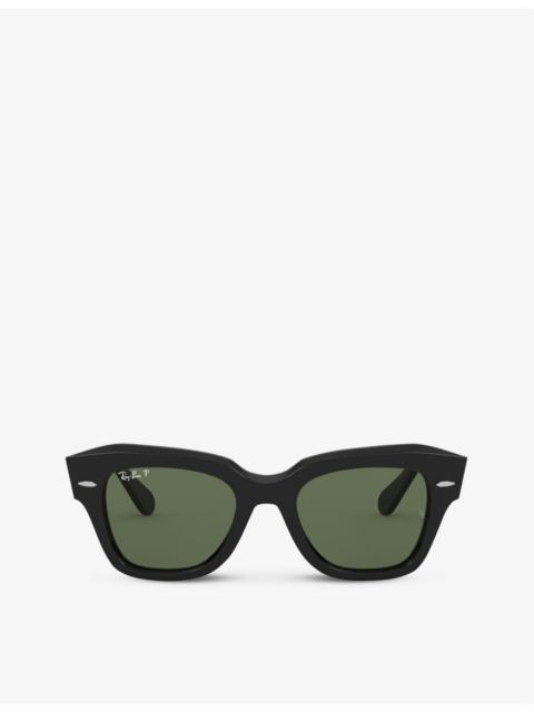 Ray-Ban RB2186 rectangular-frame sunglasses