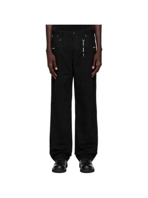 mastermind JAPAN Black Dickies Edition Duck Carpenter Jeans