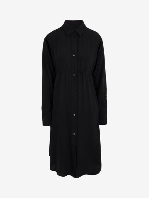 Fluid shirt dress