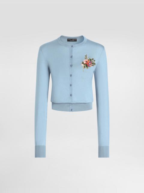 Dolce & Gabbana Silk cardigan with buttons