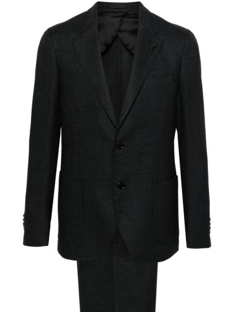 LARDINI dogtooth suit