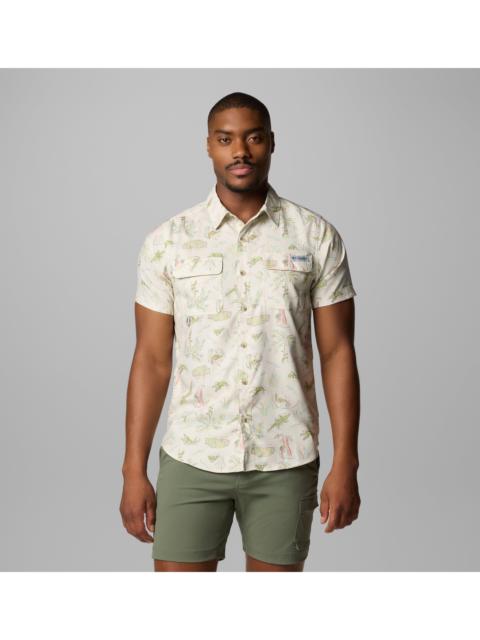 Columbia Men's PFG Uncharted Printed Short Sleeve Shirt