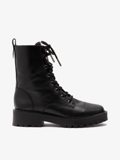 Larroudé Trinity Boot In Black Leather