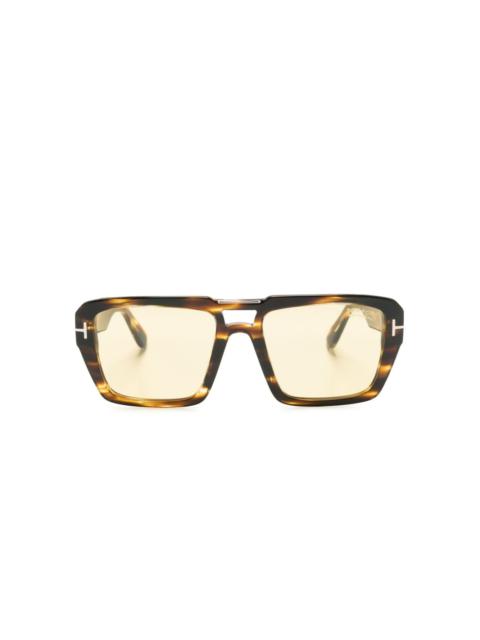 Redford pilot-frame sunglasses