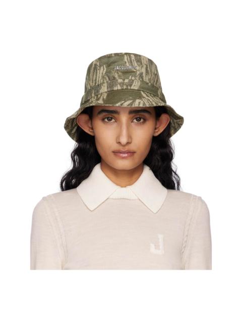 JACQUEMUS Khaki 'The Artichaut' Bucket Hat