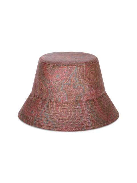 paisley-print bucket hat