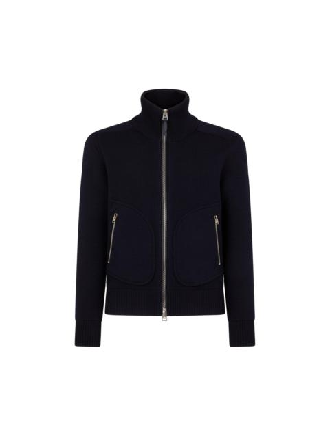 TOM FORD WOOL CASHMERE ZIP THROUGH