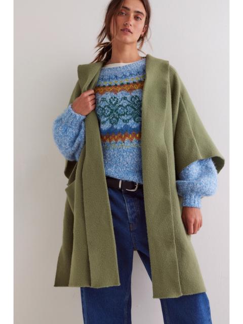 FREE PEOPLE All I Need Cozy Hooded Duster
