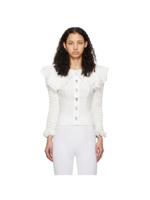 Chopova Lowena White Rocket Blouse
