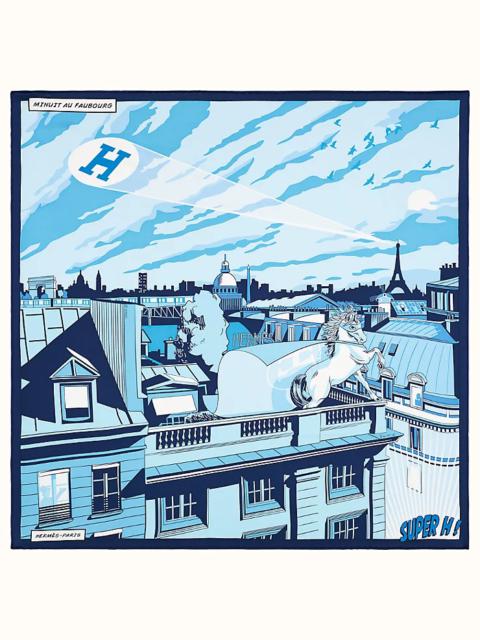 Hermès Minuit au Faubourg scarf 70