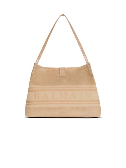 Balmain Medium Release tote bag in cotton bouclé