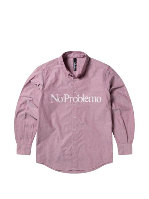 No Problemo logo-detail shirt