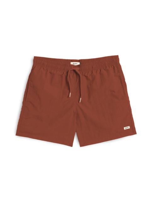 Bather Solid Brick Swim Trunk