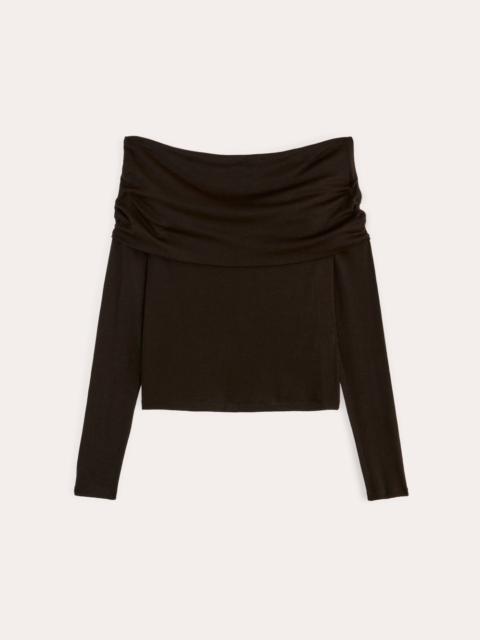 EVERLANE THE OFF-THE-SHOULDER TOP IN BUTTERLUXE