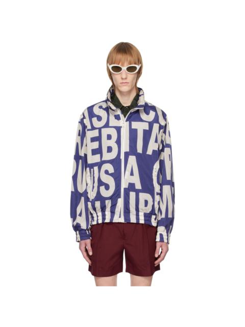 Blue Graphic Jacket