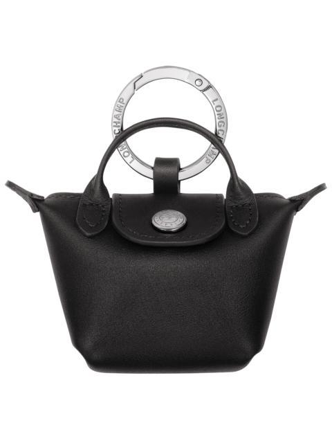 Longchamp Le Pliage Xtra Airpods case Black - Leather