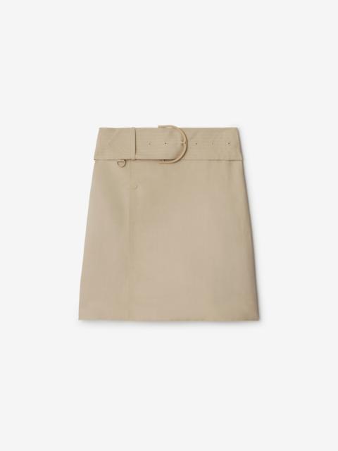 Burberry Canvas Trench Skirt