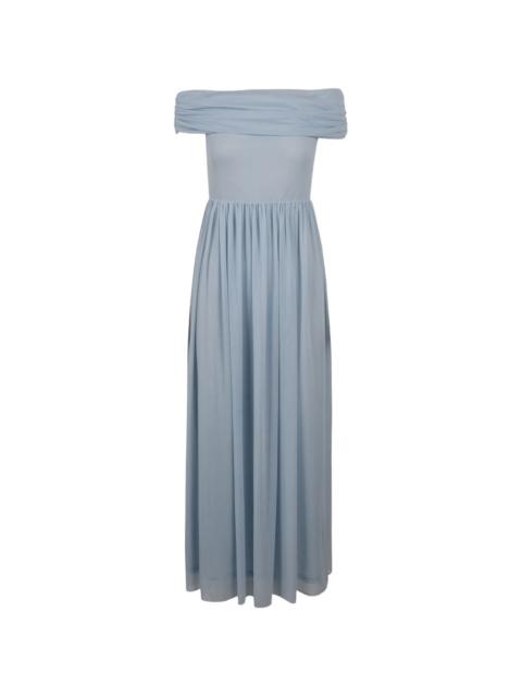 ROTATE light blue asymmetric maxi dress