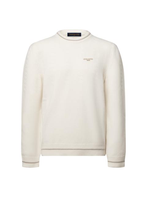 Louis Vuitton Long-Sleeved Cable Knit Crewneck