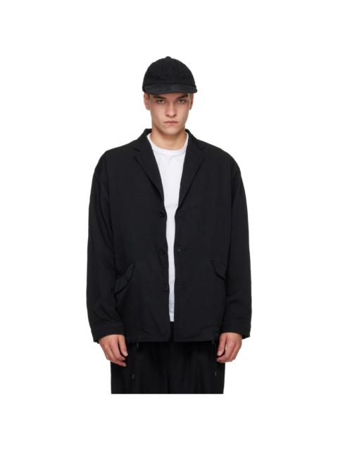 Comme des Garçons Homme Black Polyester Serge Blazer