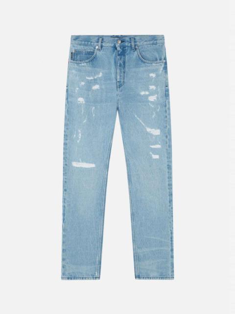 VERSACE Straight-Leg Denim Jeans