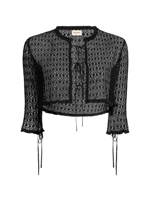 The Laureen lace cardigan