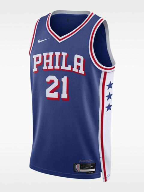 Nike Joel Embiid Philadelphia 76ers 2023/24 Icon Edition Nike Men's Dri-FIT NBA Swingman Jersey