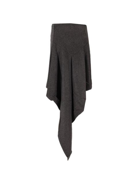NICCOLÒ PASQUALETTI cascata wool skirt