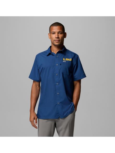 Columbia Men's Collegiate PFG Slack Tide Camp Shirt - LSU