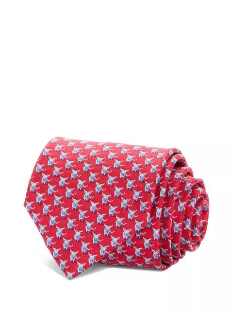 Cow Print Silk Classic Tie