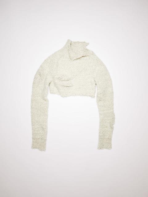 Cropped sweater - Pale grey