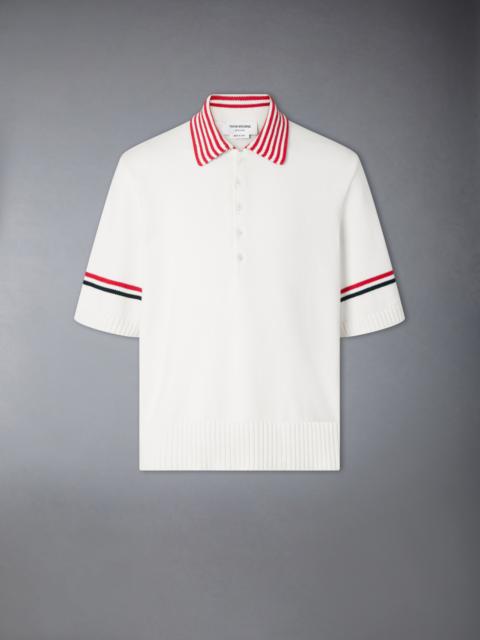 Thom Browne RWB ARMBAND SAILBOAT RUGBY POLO