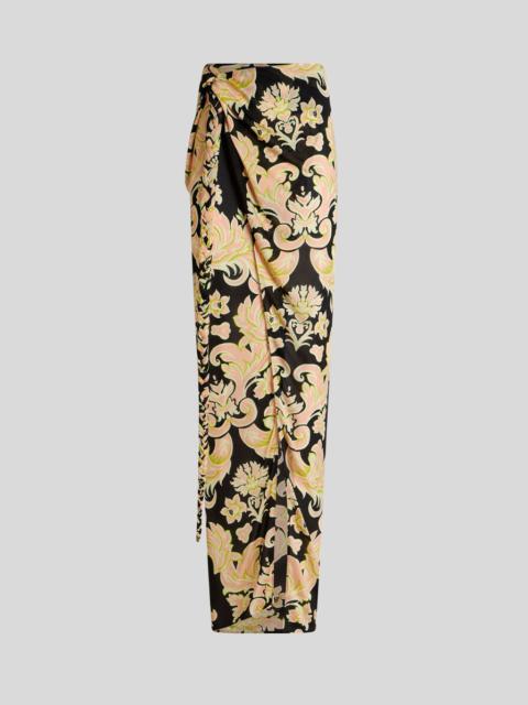 Etro SARONG SKIRT IN PRINTED JERSEY