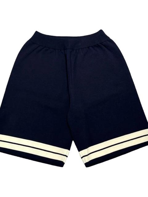 Palm Angels Track Knitted Shorts "Navy" PMHM002S22KN10014603
