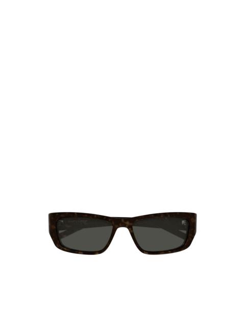 SAINT LAURENT Jazz rectangle-frame sunglasses