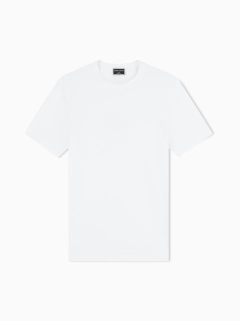 GIORGIO ARMANI Icon Crew-neck T-shirt in stretch viscose jersey