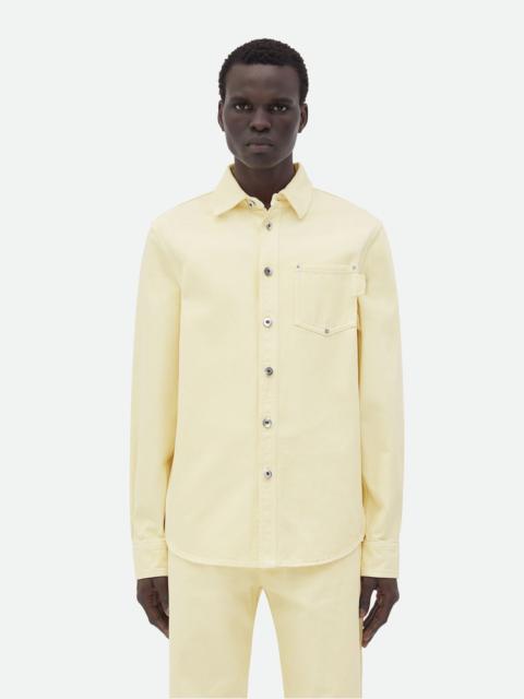 Bottega Veneta Yellow Wash Denim Shirt