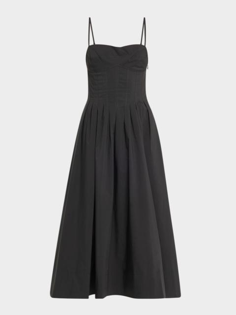 Kittiya Sleeveless A-Line Midi Dress