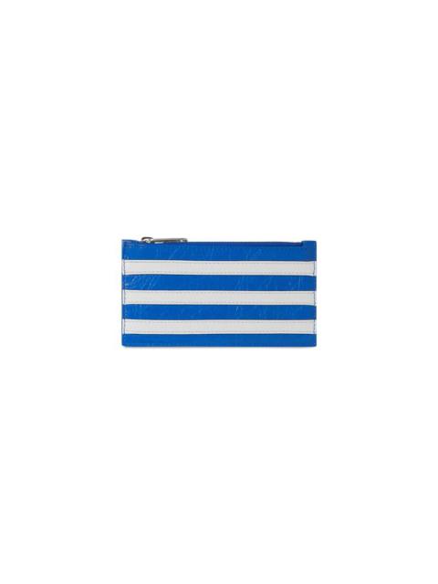 BALENCIAGA Men's Balenciaga / Adidas Long Coin And Card Holder  in Blue