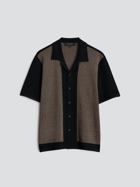 rag & bone Avery Herringbone Snap Front Shirt
Classic Fit Shirt