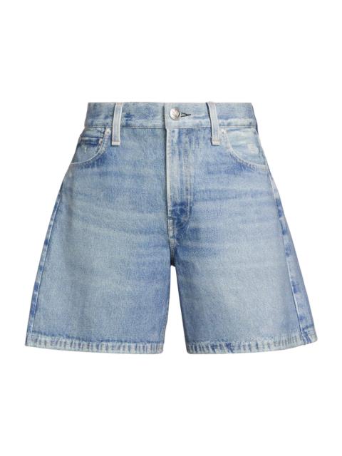 rag & bone Women's rb Miramar Ponte Kaia Whiskered Denim Shorts - Rosen