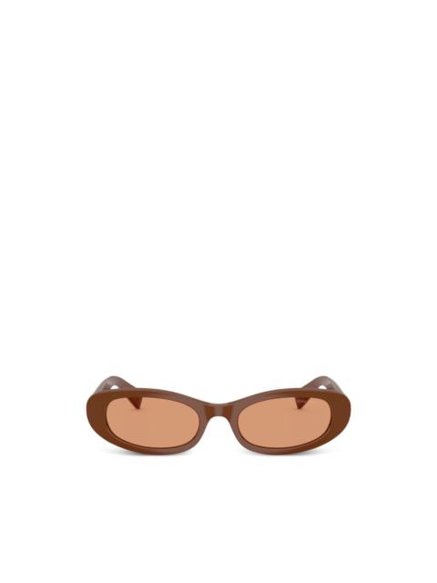 Miu Miu oval-frame sunglasses