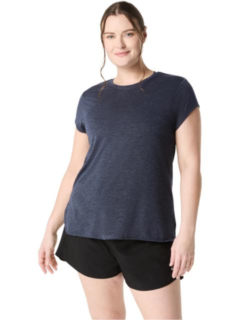 Asics WOMEN'S HEATHER CREWNECK TOP