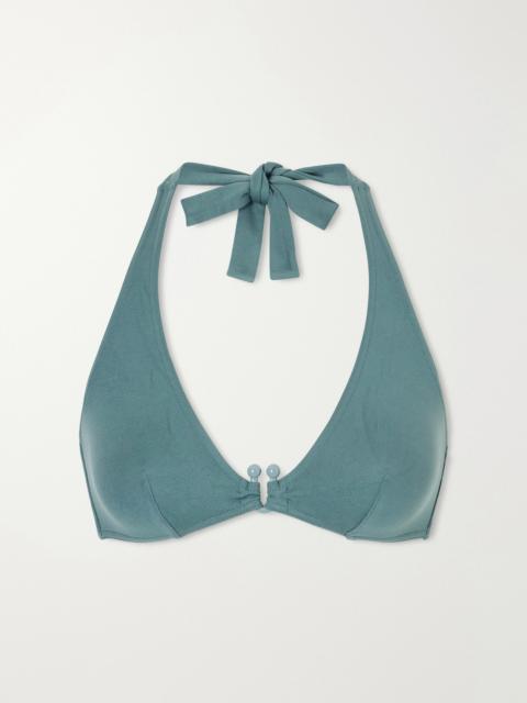 ERES Noctambule Embellished Halterneck Bikini Top