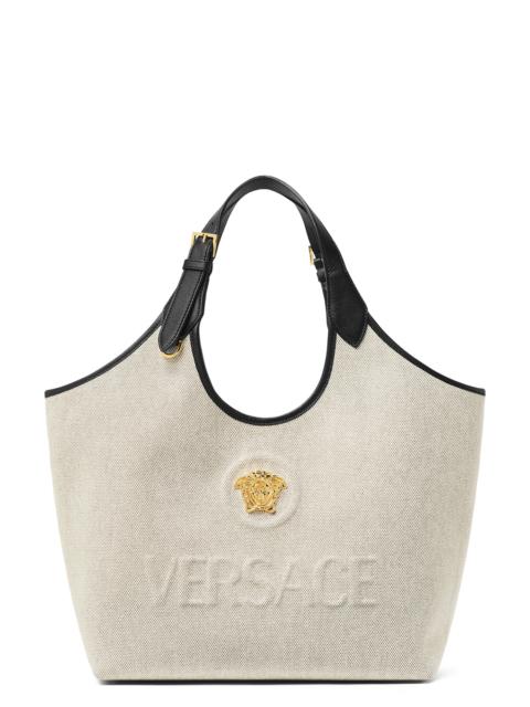 VERSACE La Medusa Large Tote - Black