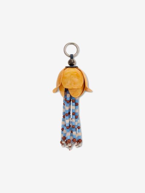 Etro flower fringe charm