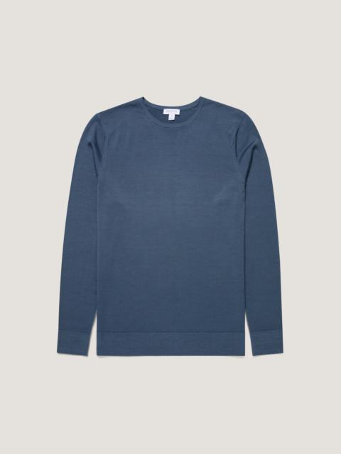 Sunspel Extra‑Fine Merino Crew Neck