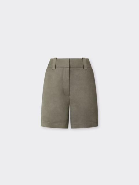 Ferrari Cold-dyed cady shorts